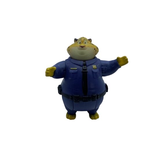 Disney Zootopia Officer Clawhauser PVC Figurine Collectible Toy 3" - Picture 6 of 7